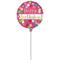 9" Happy Birthday Confetti Foil Balloon Stick